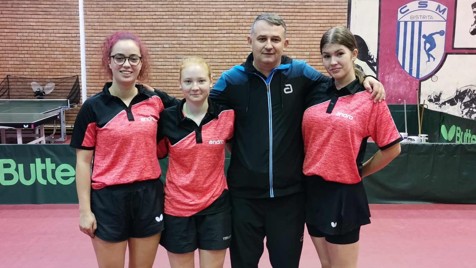 Echipa feminină de tenis de masă a CSM Arad a încheiat turul Superligii Naționale pe podium