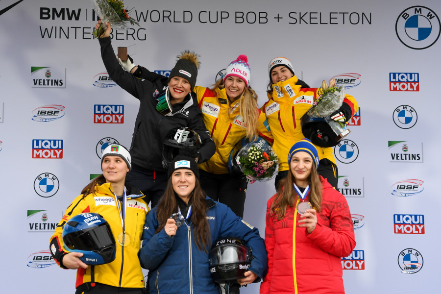 Top 6 la Cupa Mondială de la Winterberg pentru Andreea Grecu și locul 14 pentru Georgeta Popescu