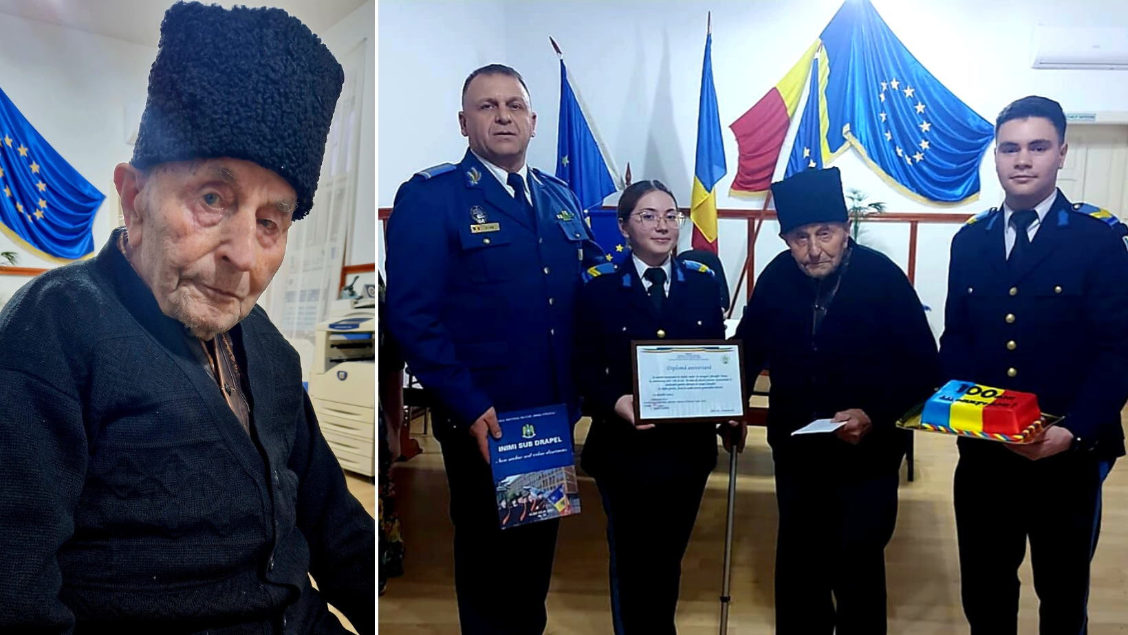 Veteranul de război Gheorghe Tamaș a împlinit 100 de ani