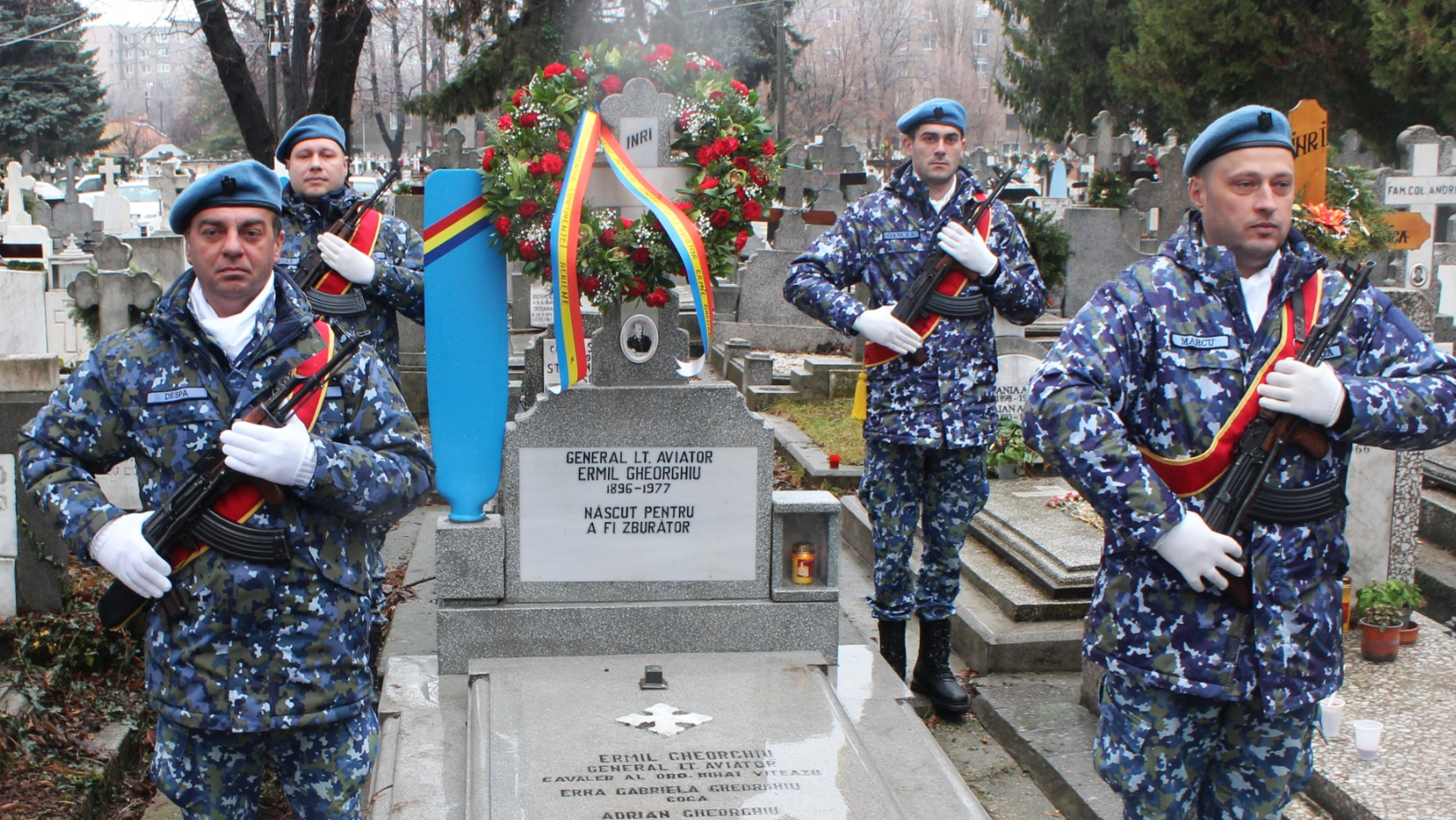 Generalul comandant aviator Ermil Gheorghiu, comemorat la 46 de ani de la trecerea la cele veșnice