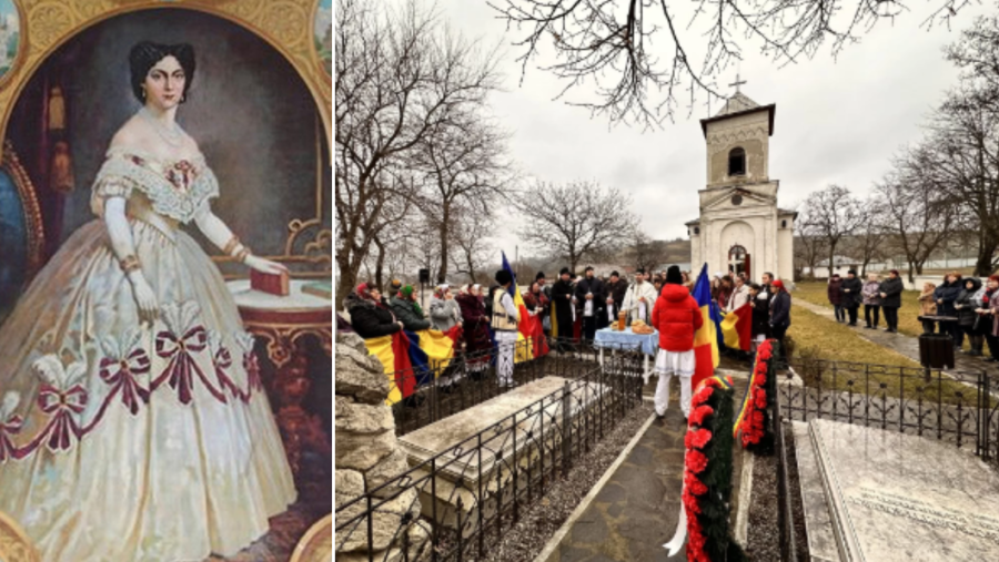 Prima Doamnă a României Moderne, comemorată la Solești, locul în care este înmormântată