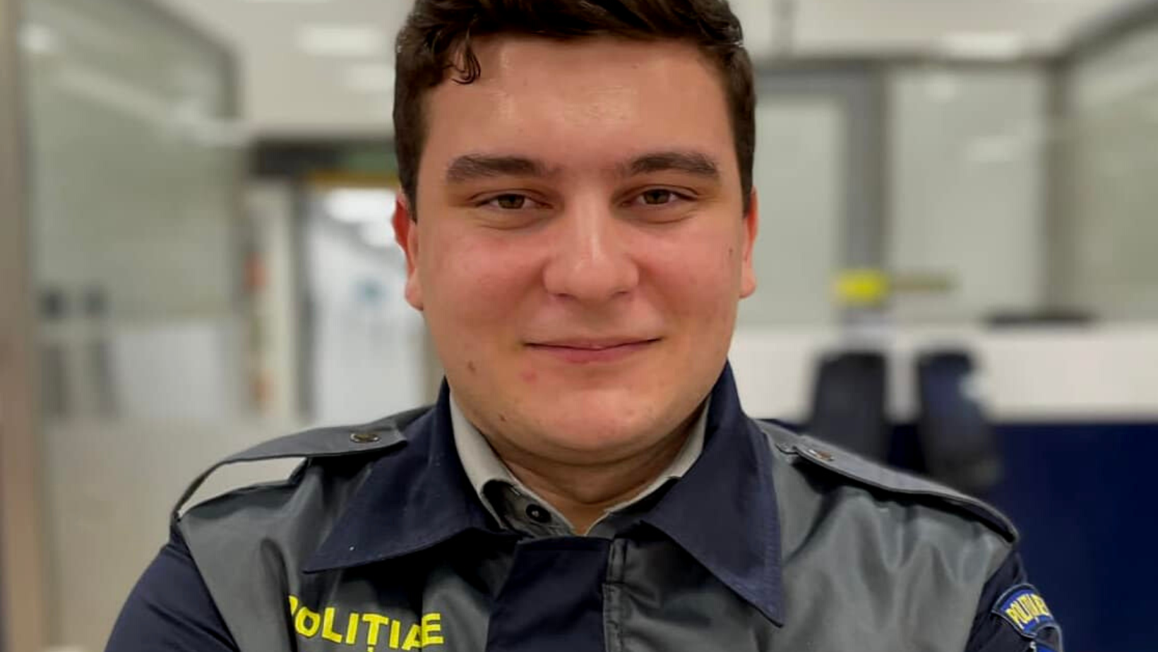 Orfan de ambii părinți și crescut de bunică, Cristian se pregătește să devină polițist de frontieră