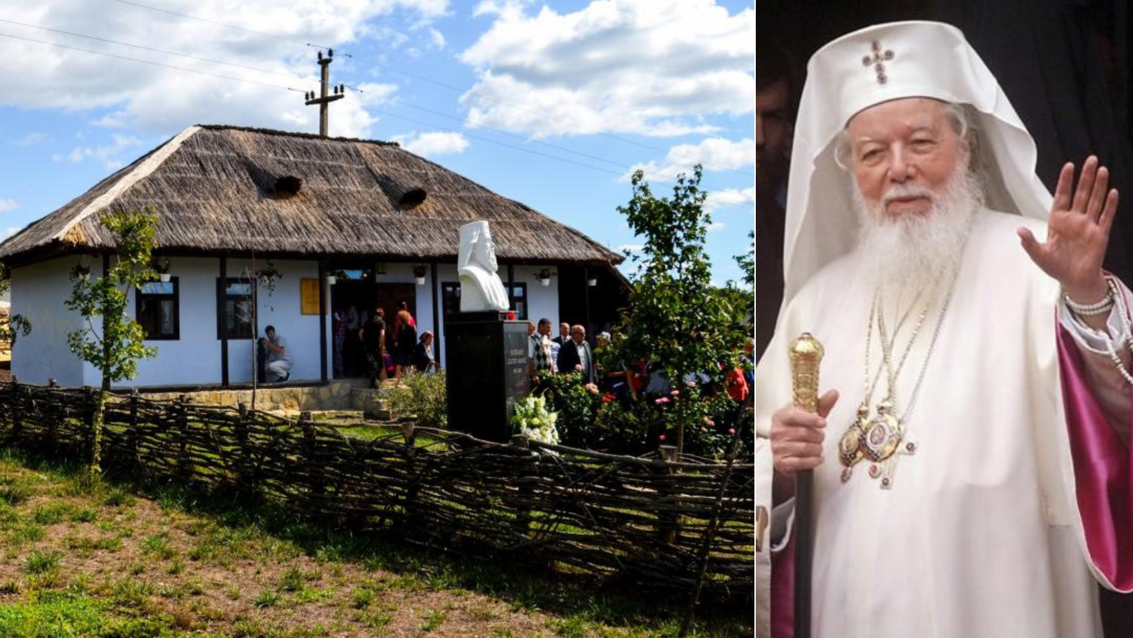 Patriarhul Teoctist, omagiat la casa memorială din Tocileni