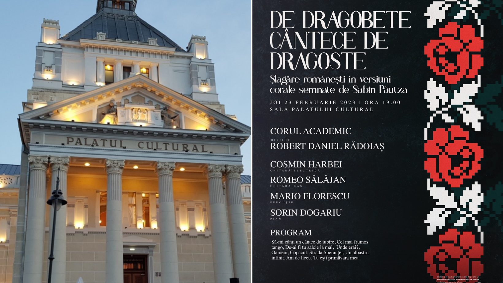 ”Tu ești primăvara mea”, ”Strada speranței” și multe alte refrene nemuritoare, de Dragobete, la Filarmonica Arad