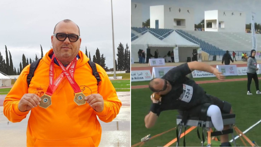 Ionuț Preda a câștigat două medalii de bronz la Grand Prix-ului de para ...