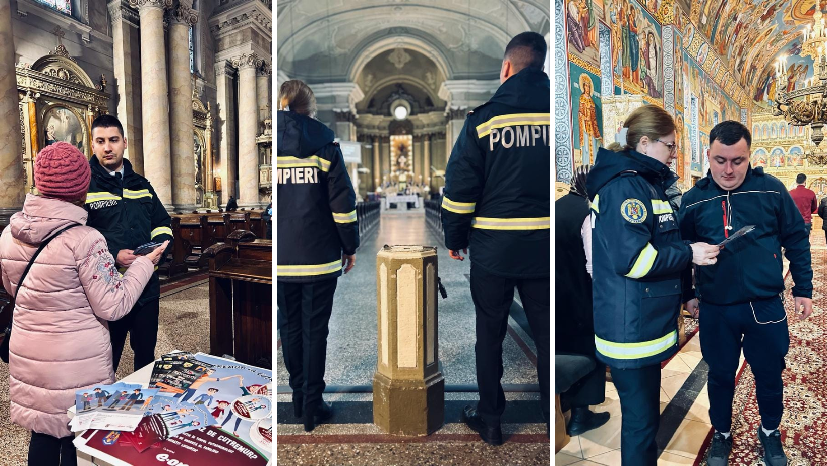 Împreună mai pregătiți. Pompierii arădeni au marcat Ziua Educației Preventive în lăcașurile de cult