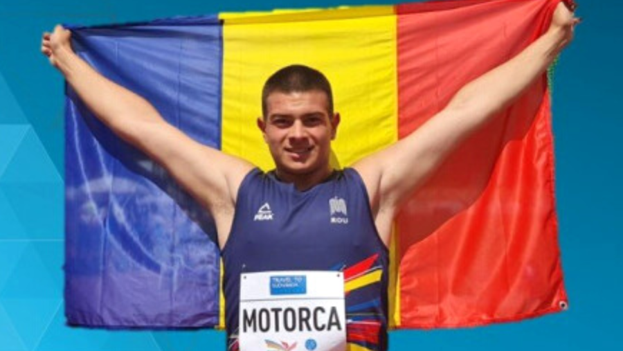 Arădeanul Mihai Motorca, record personal și medalie de aur la Campionatul Național de aruncări lungi