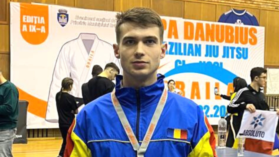 Costin Ghețu, din nou pe podium la o competiție internațională de Jiu Jitsu Brazilian
