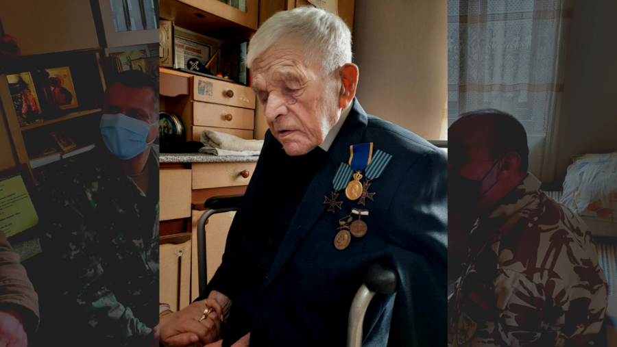 Veteranul de război Constantin Herțoiu a trecut la cele veșnice astăzi, chiar în ziua în care a împlinit 109 ani