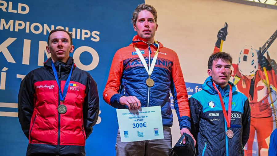 George Jinga se întoarce acasă cu medalia de argint de la Campionatele Mondiale de Schi Alpinism