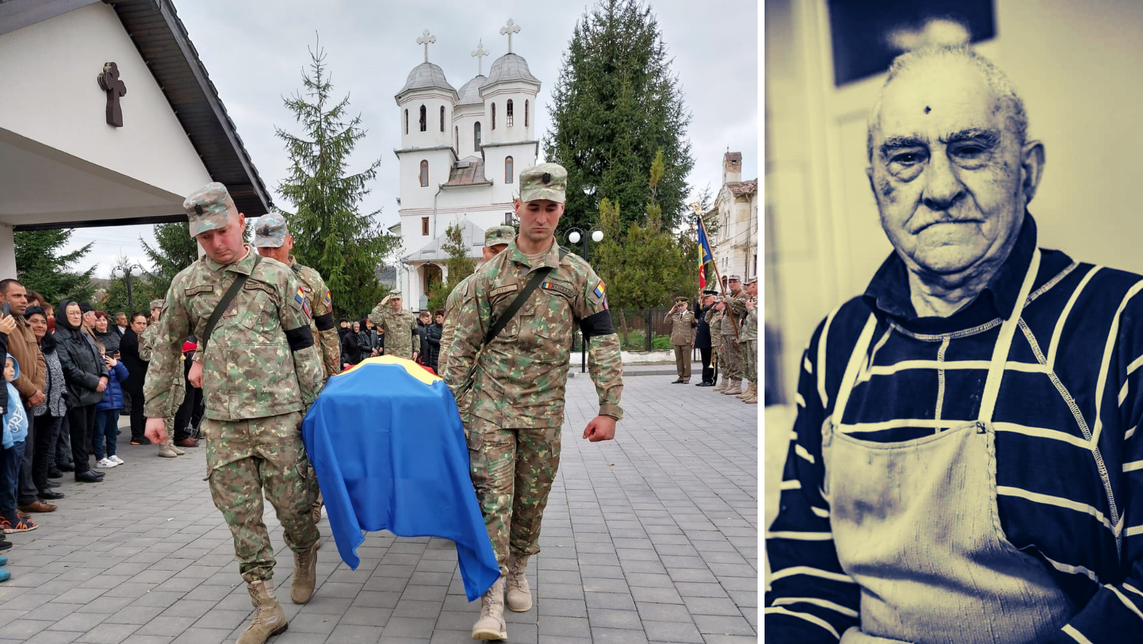 Veteranul de război Lupean Artimon, înmormântat cu onoruri militare