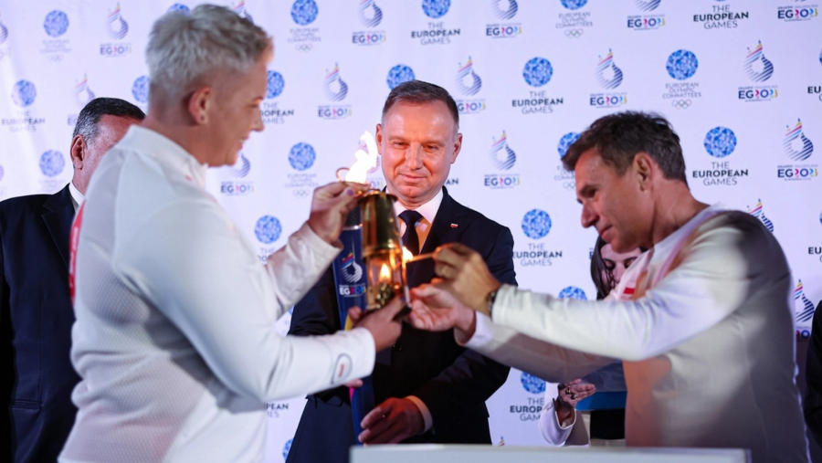Flacăra Păcii - Acest foc va lumina inimile sportivilor care vor concura în Polonia la Jocurile Europene, cel mai mare eveniment sportiv din 2023