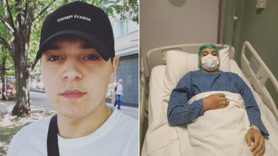 ”Eu trebuie să mă fac sănătos! Nu am cum să nu mă întorc acasă sănătos”, spune Daniel. Tânărul are nevoie de 100.000 de euro pentru a trăi