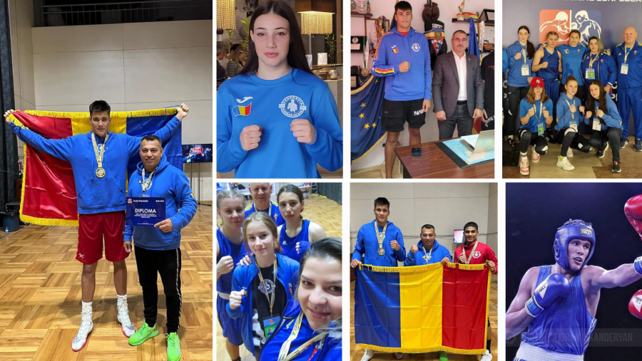 Clasare istorică pentru România la Campionatul European de box Tineret: locul 2 pe națiuni!