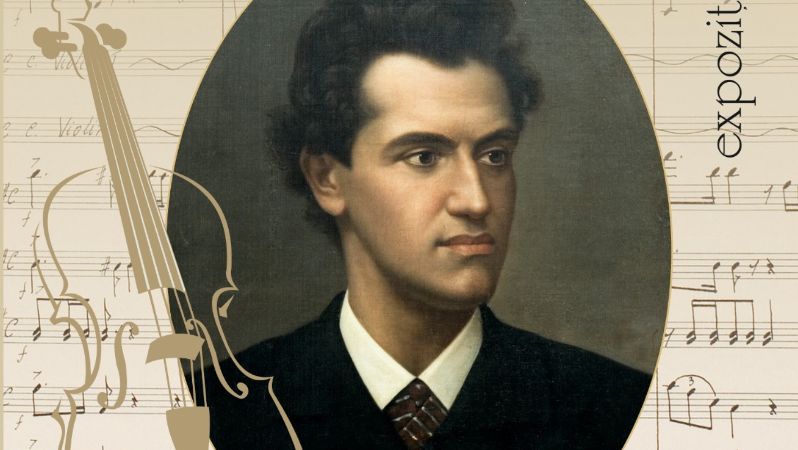 Ciprian Porumbescu, omagiat la 170 de ani de la naștere printr-o expoziție în vestul țării