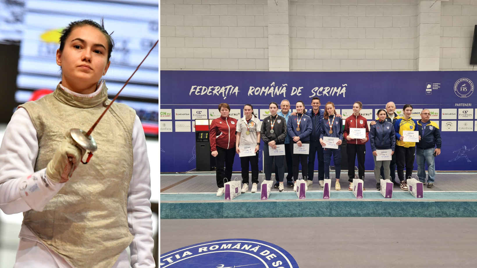 Emilia Corbu a câștigat titlul național la floretă feminin senioare