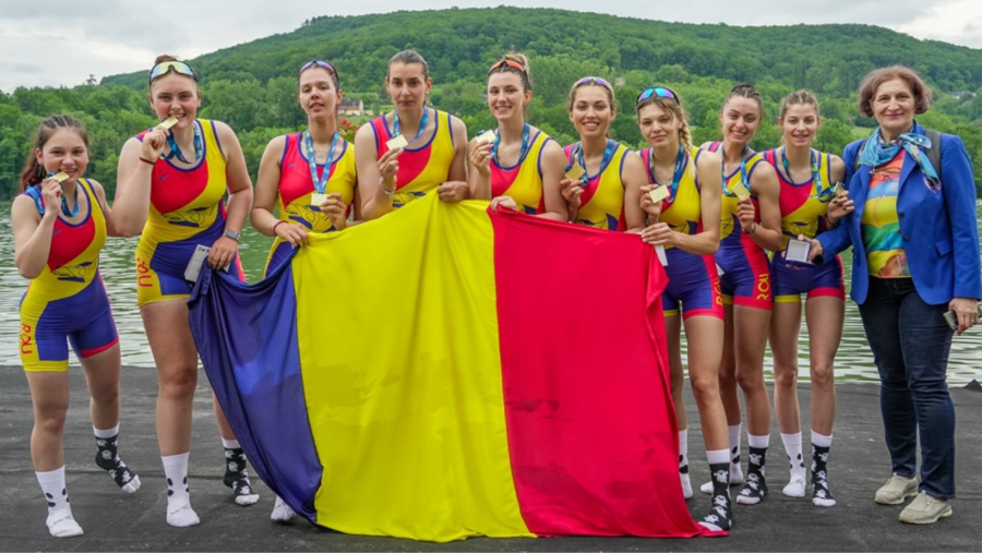Sportivii români au câștigat 2 medalii de aur și 3 de argint la Campionatul European de Canotaj Under19