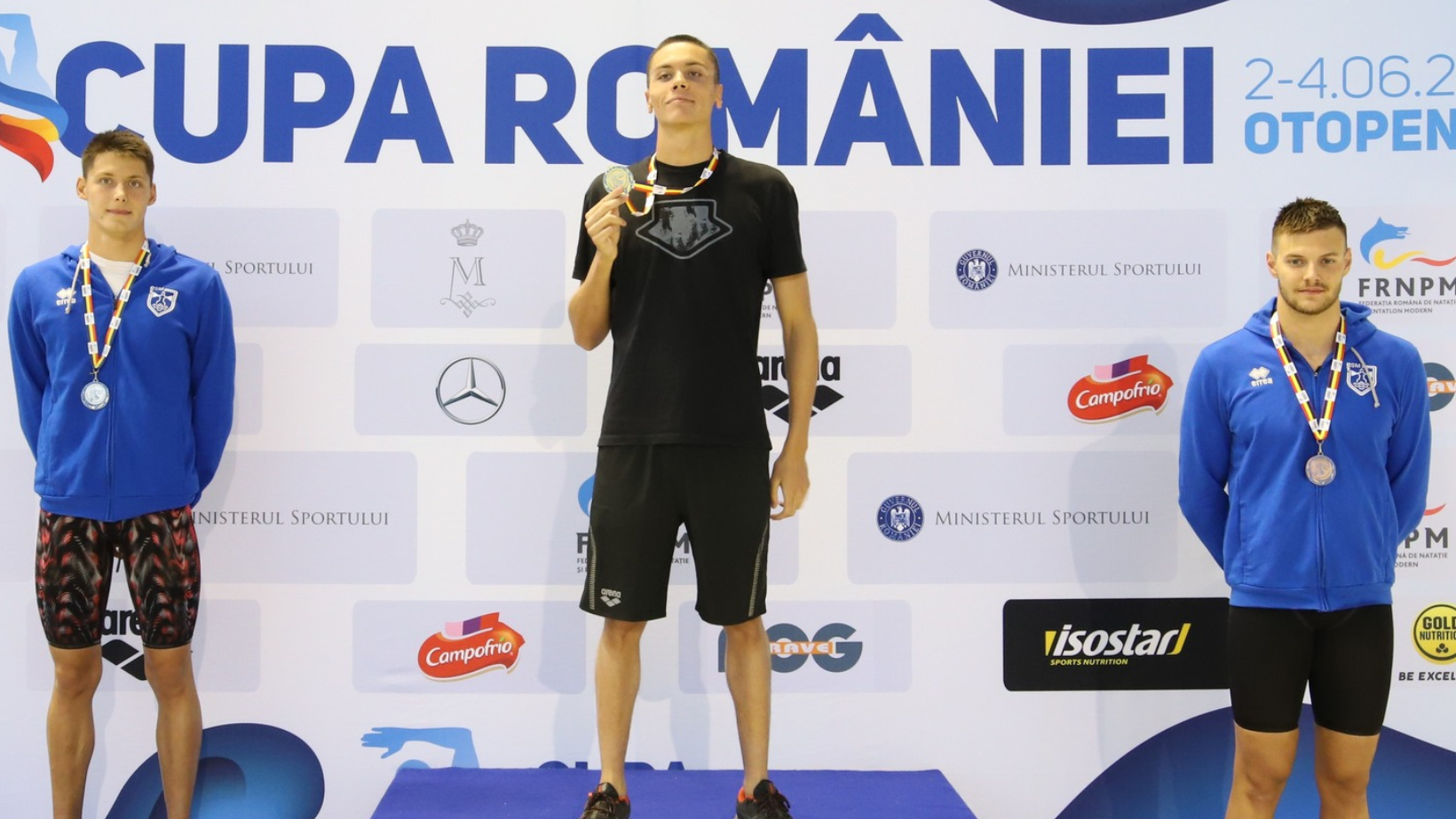 Medalie de aur pentru David Popovici și la 100 m liber, în Cupa României