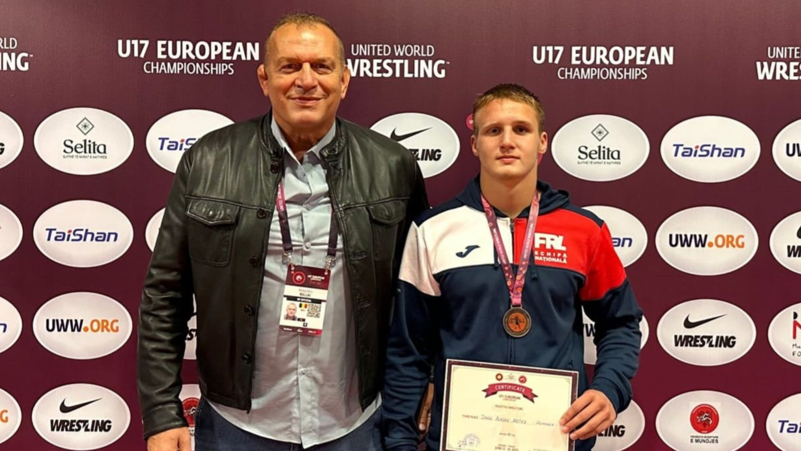 David Metea a câștigat medalia de bronz la Campionatul European de Lupte U17 din Albania