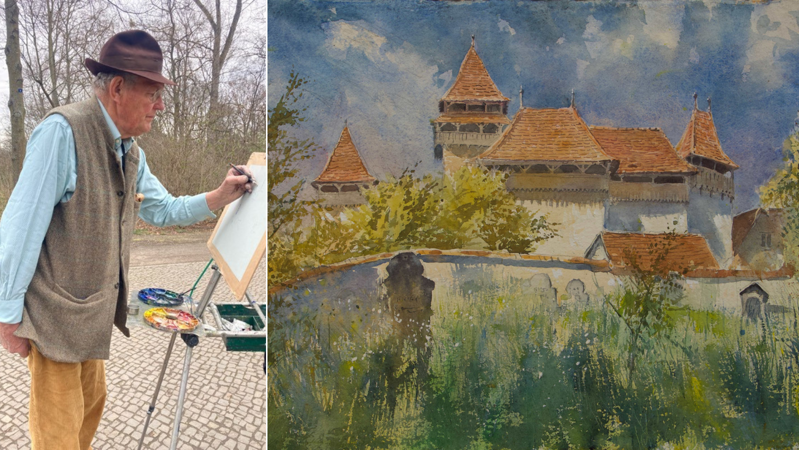 Casa Regelui Charles din Viscri găzduiește Expozitia „Priveliști Transilvănene” a pictorului britanic Tim Scott Bolton