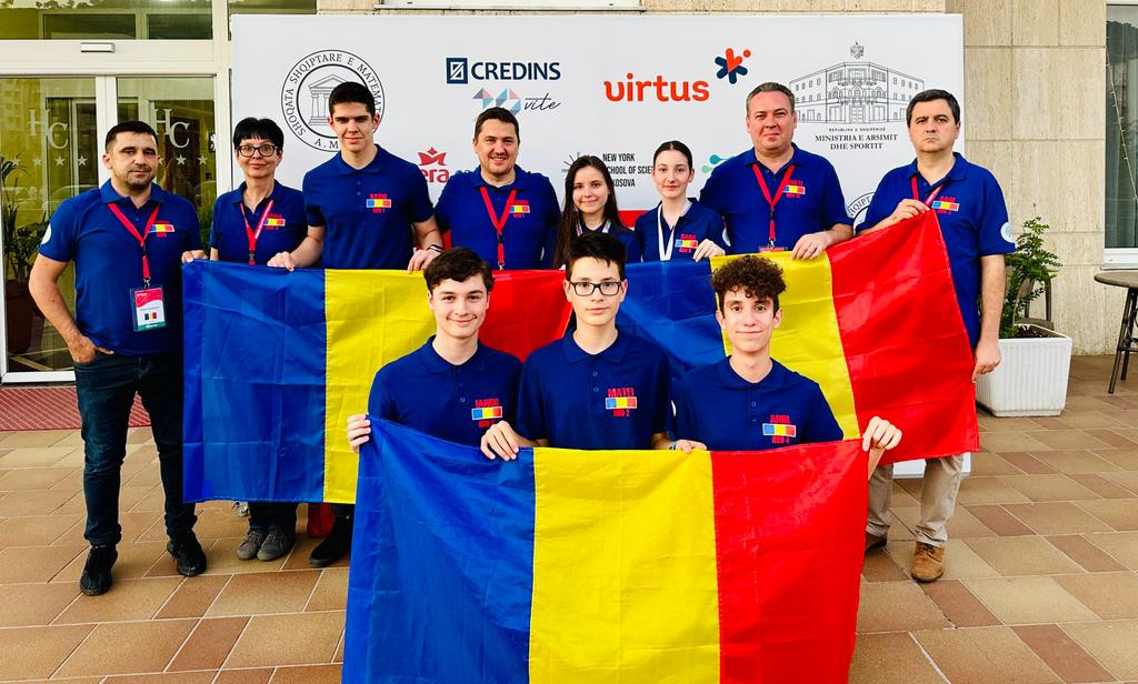 Elevii români au câștigat 3 medalii de aur, 2 de argint și 1 de bronz la Olimpiada Balcanică de Matematică pentru Juniori