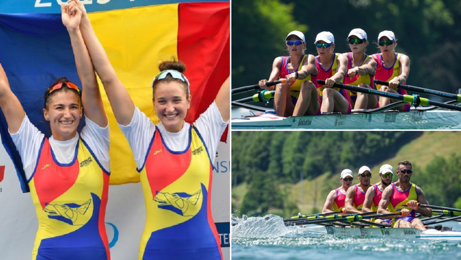 România a câștigat încă 3 medalii la Cupa Mondială de canotaj de la Lucerna: 2 de aur și 1 de bronz