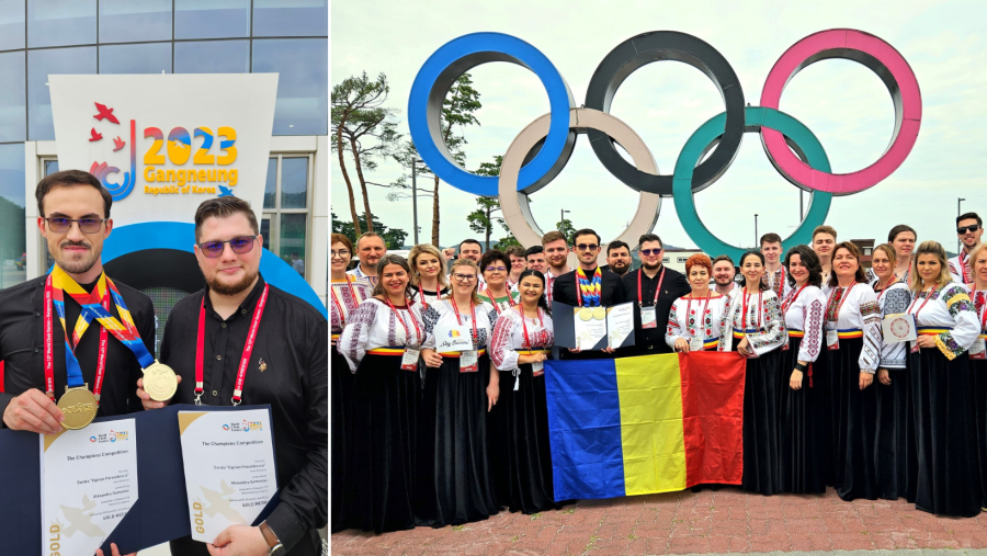 Corala „Ciprian Porumbescu” a scris istorie pentru România la World Choir Games, în Coreea de Sud, cu două medalii de Aur!