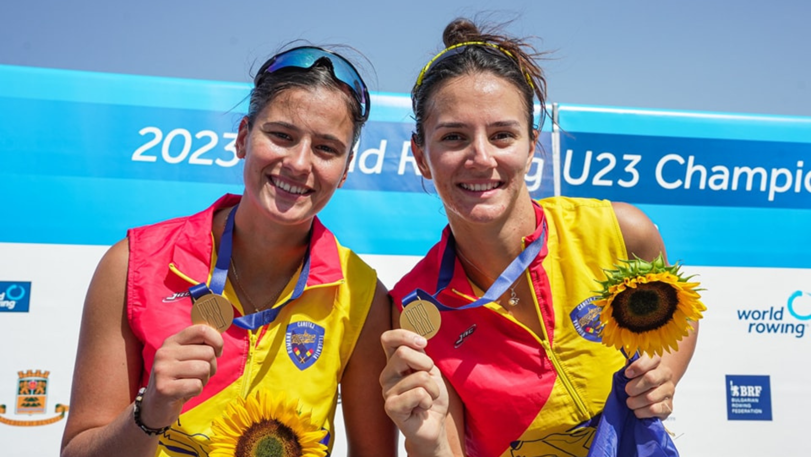 Imnul României a răsunat pentru a doua oară la Campionatul Mondial de Canotaj de la Plovdiv