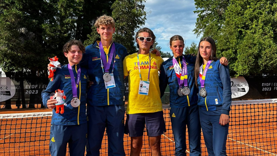 Trei medalii de argint pentru tenisul românesc la FOTE 2023. Cel mai bun rezultat din istorie la această competiție