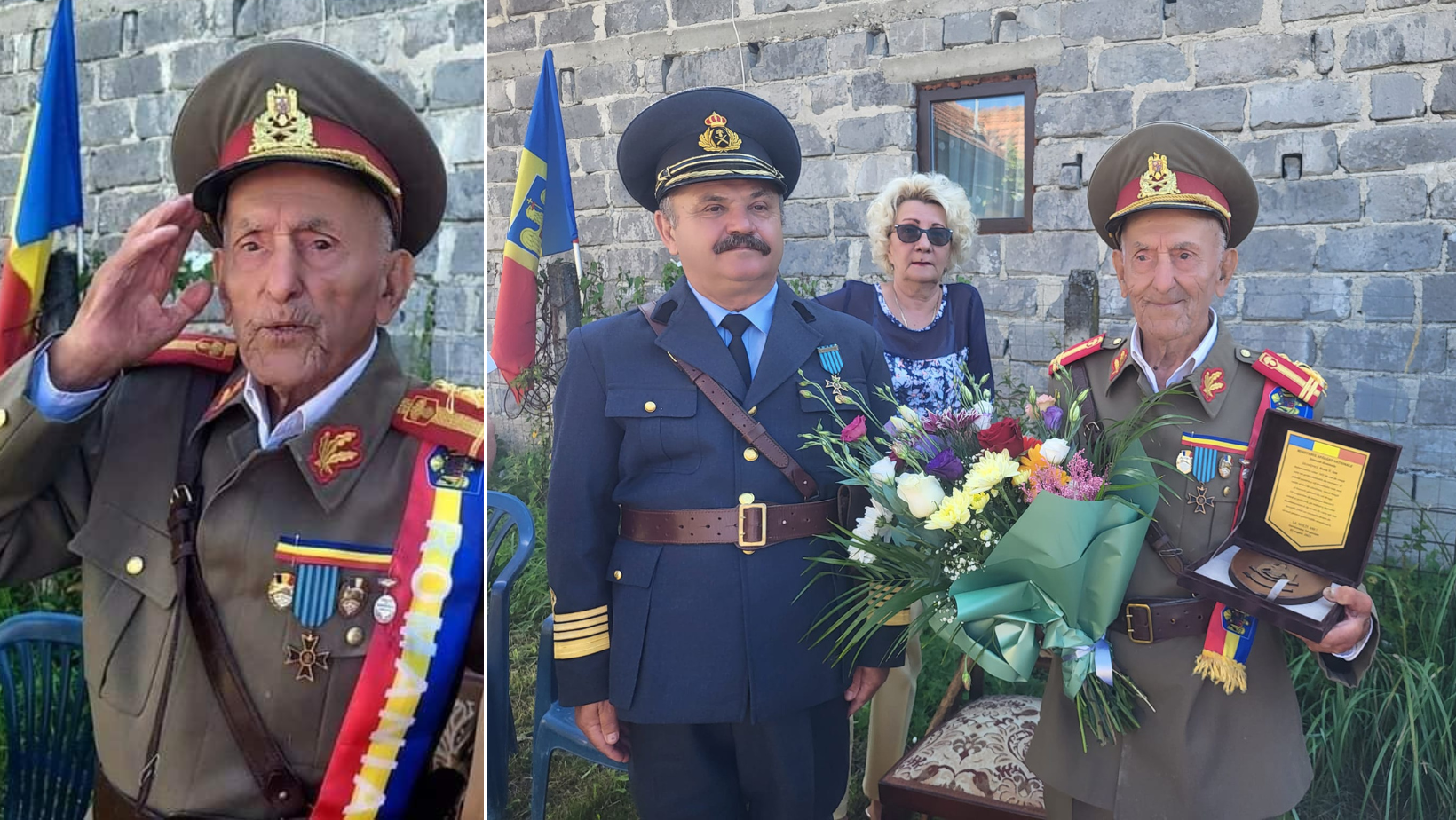 Veteranul de război Ion Banu a împlinit venerabila vârstă de 105 ani