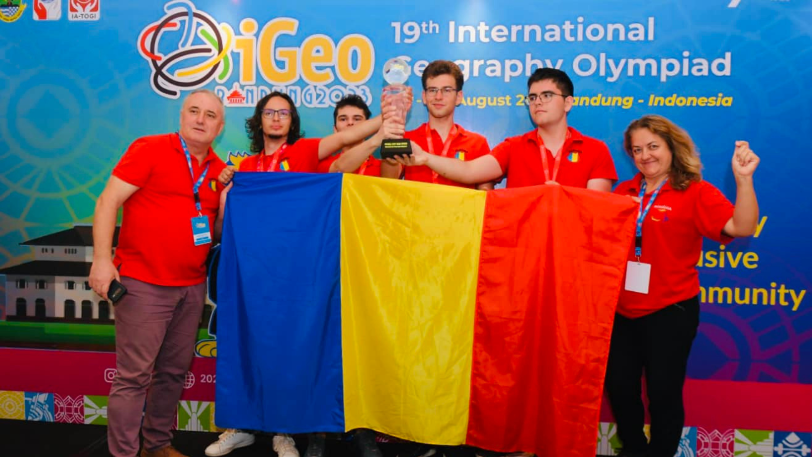 România, locul I pe națiuni la Olimpiada Internațională de Geografie din Indonezia: 3 medalii de aur și 1 de argint!
