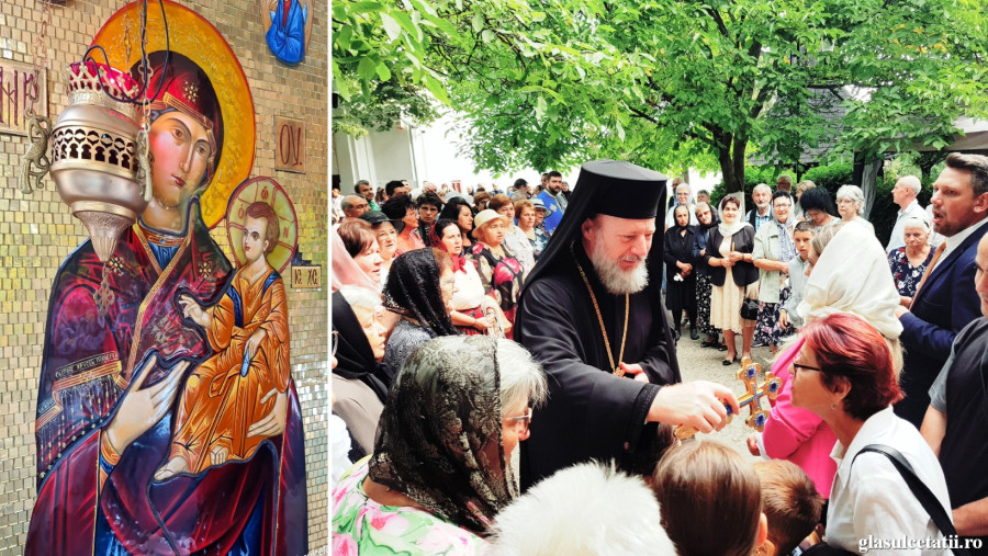 (FOTO) Mănăstirea Gai a fost astăzi Grădina Maicii Domnului. PS Emilian: „Să ne bucurăm de prezența în viața noastră a Născătoarei de Dumnezeu – Maica Luminii”