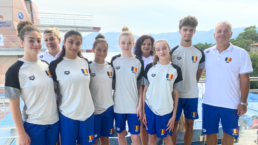 Șase sportivi români concurează la Campionatul European de sărituri în apă pentru juniori din Croația