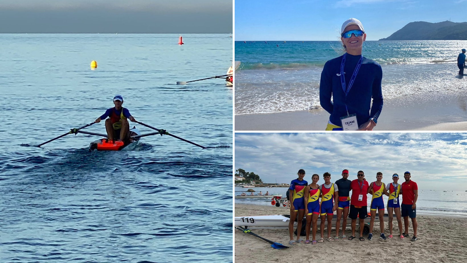 Andreea Popa a câștigat medalia de bronz la Campionatele Europene de canotaj pe mare şi sprint pe plajă din Franța