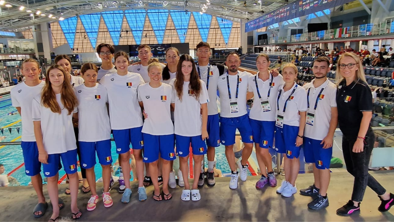 Zece sportivi români vor concura la Campionatul mondial de înot pentru juniori din Israel