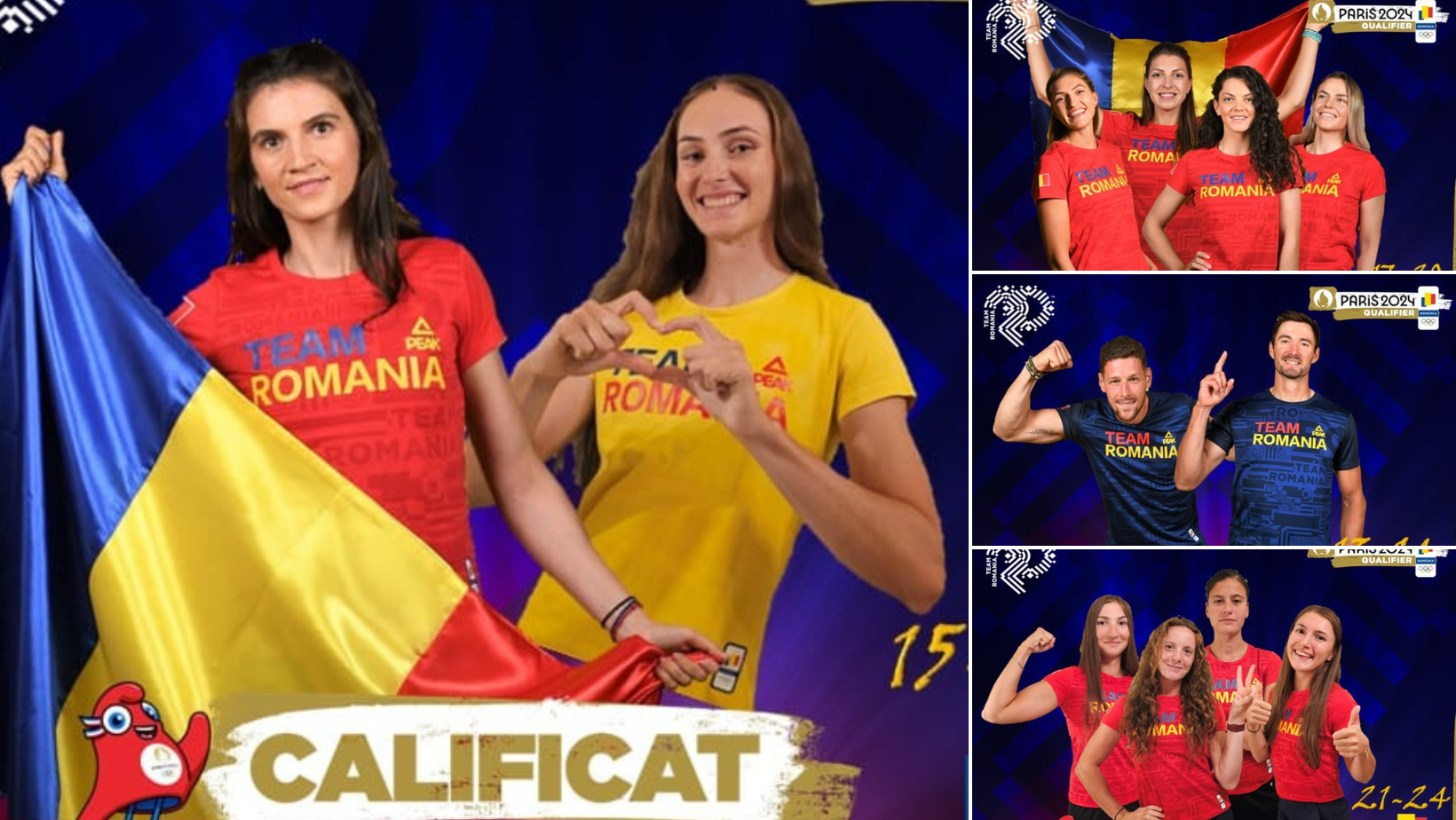 Val de calificări, astăzi, la Jocurile Olimpice. Numărul sportivilor români care vor concura la Paris, în 2024, a ajuns la 24
