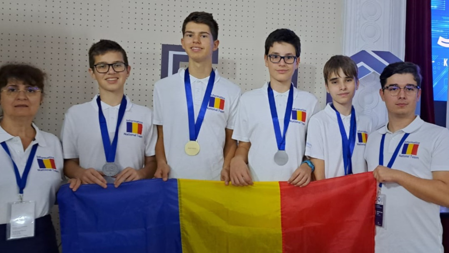 Elevii români au câștigat 1 medalie de aur și 3 de argint la Olimpiada Europeană de Informatică pentru Juniori