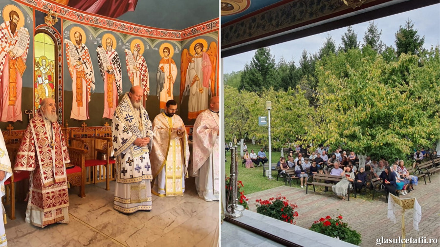 Mănăstirea Feredeu și-a sărbătorit hramul „Înălțarea Sfintei Cruci” în prezența Ierarhilor arădeni