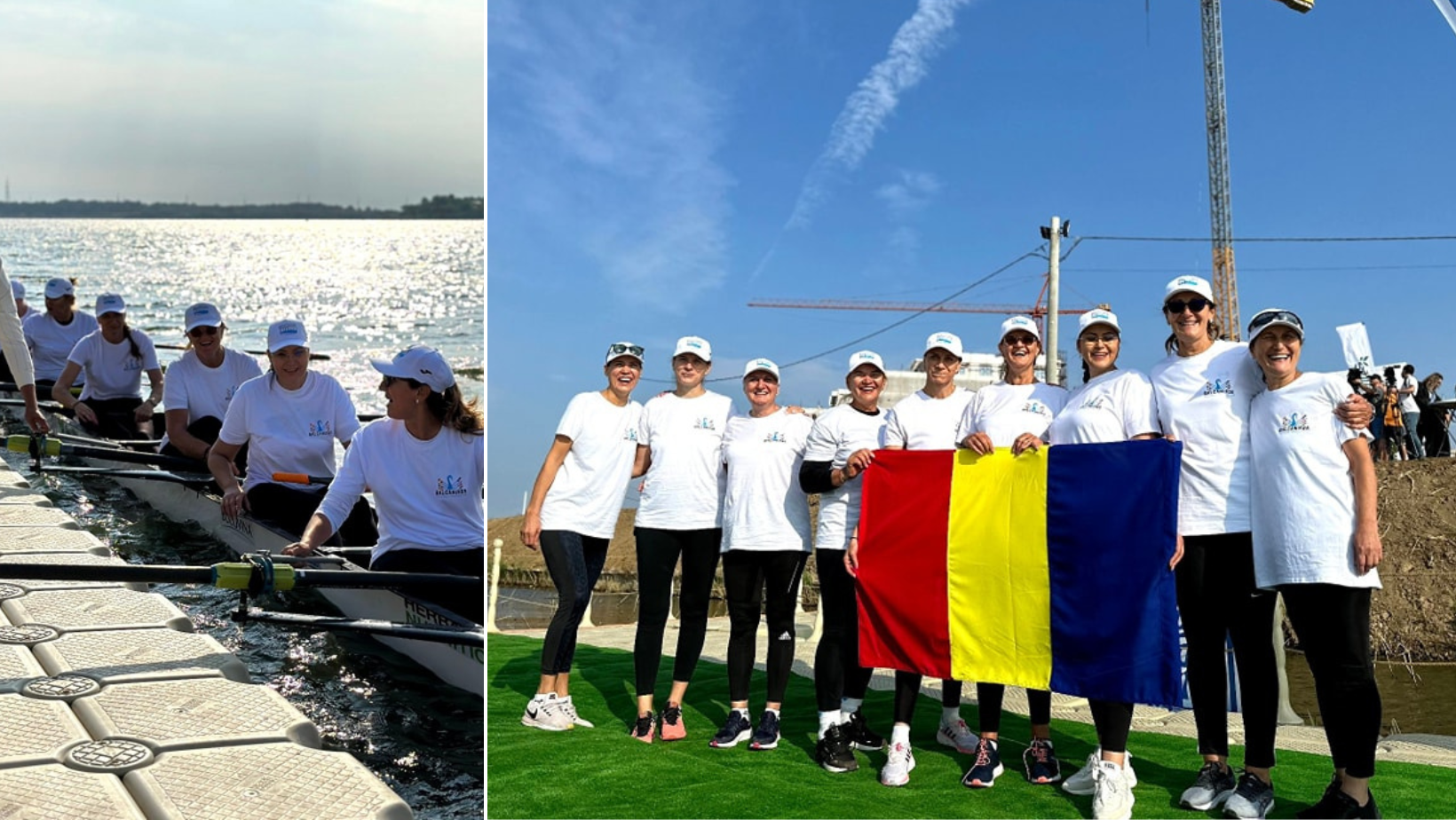 Prima pistă olimpică de canotaj din România, inaugurată cu o cursă specială în care au concurat legendele canotajului românesc