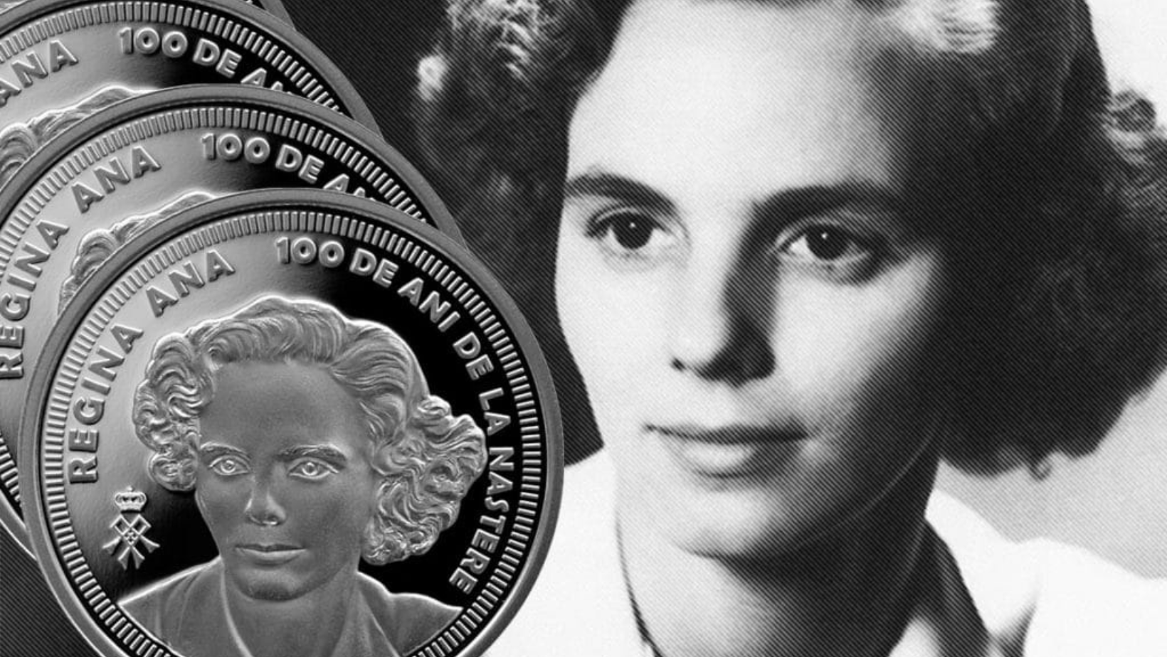 100 de ani de la nașterea Reginei Ana - BNR a lansat în circuitul numismatic o monedă din argint