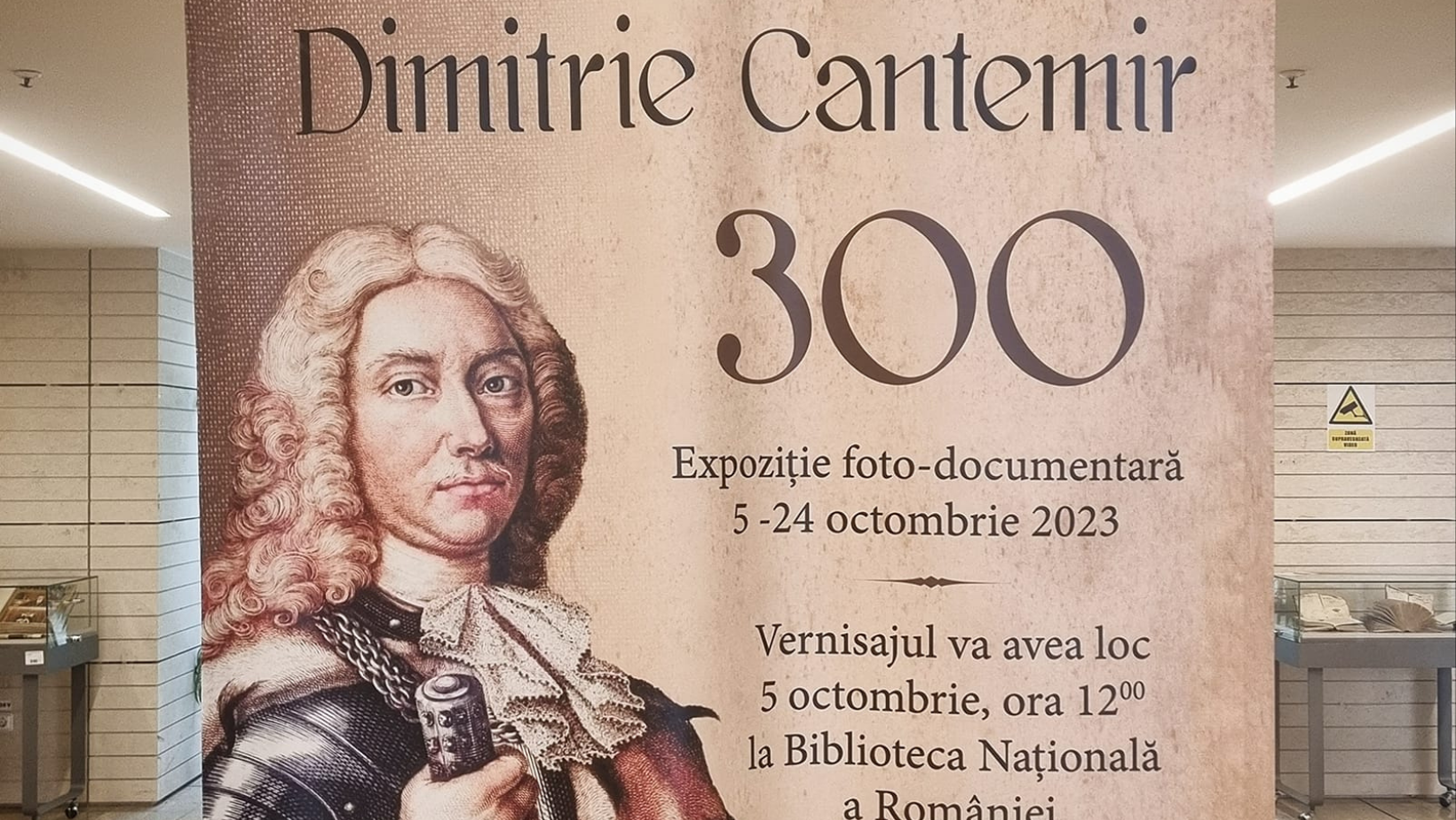 Obiecte şi documente din perioada lui Dimitrie Cantemir, imagini din lucrările sale, expuse astăzi la Biblioteca Națională a României