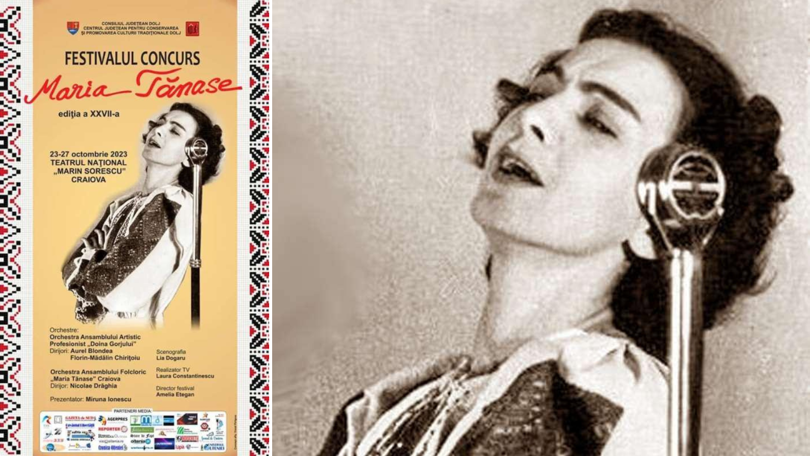 Festivalul - Concurs Naţional al Interpreţilor Cântecului Popular Românesc "Maria Tănase" celebrează 54 de ani de existenţă