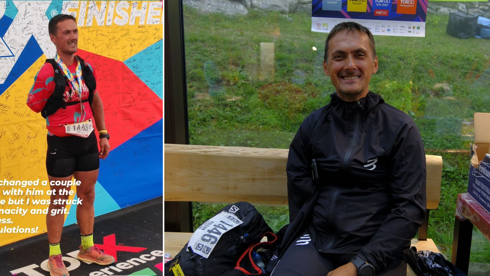 Ultramaratonistul Levente Polgar, prima persoană cu handicap din lume care a terminat cursa ”Turul Giganților” din Alpi