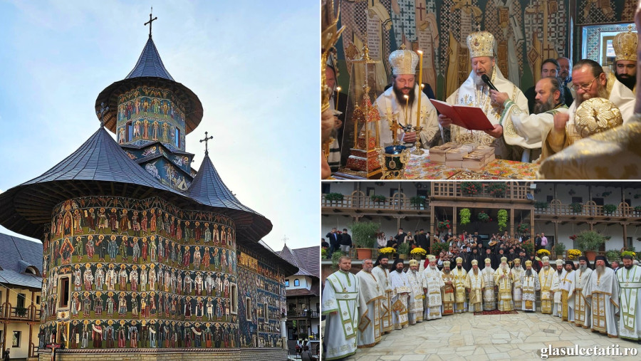 (FOTO) PS Emilian a participat la sfințirea bisericii Mănăstirii Sihăstria Râșcăi din Suceava