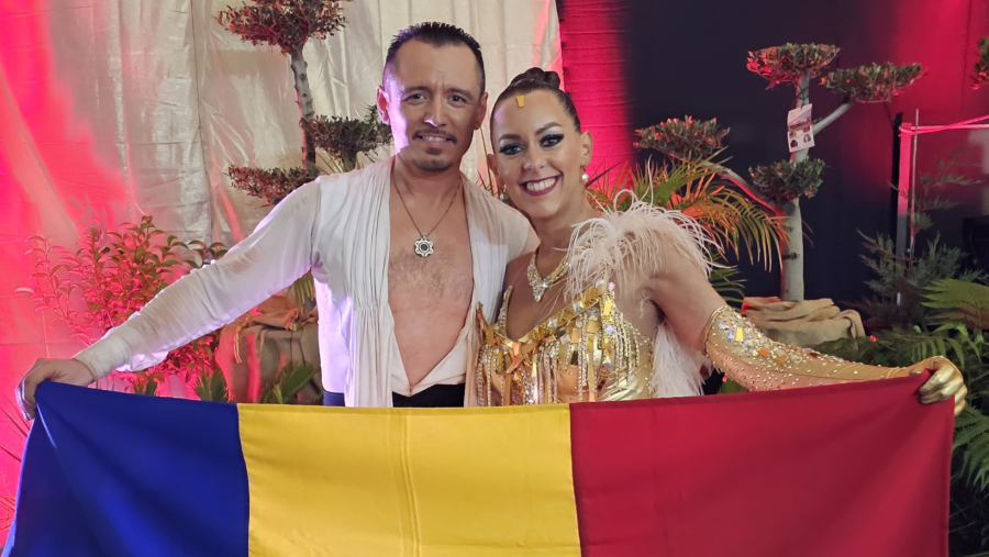 Dansatorii arădeni Andreea și Patrik Haizăr, seminifaliști la Campionatul Mondial din Portugalia