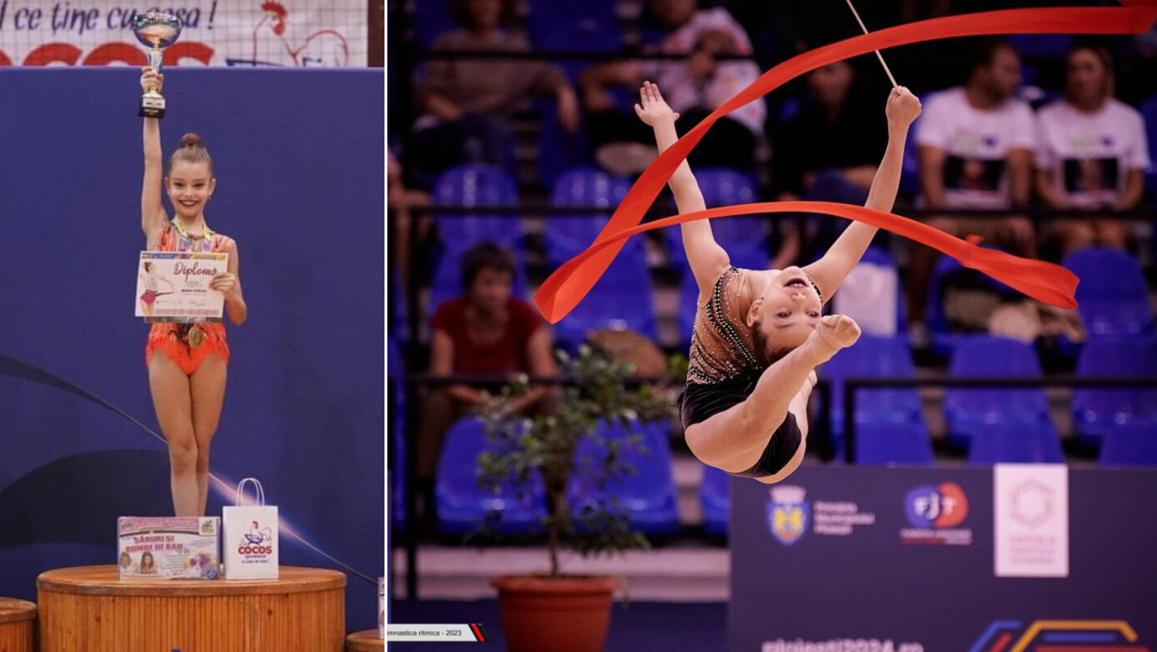 Arădeanca Mara Cercel a câștigat Cupa României la gimnastică ritmică