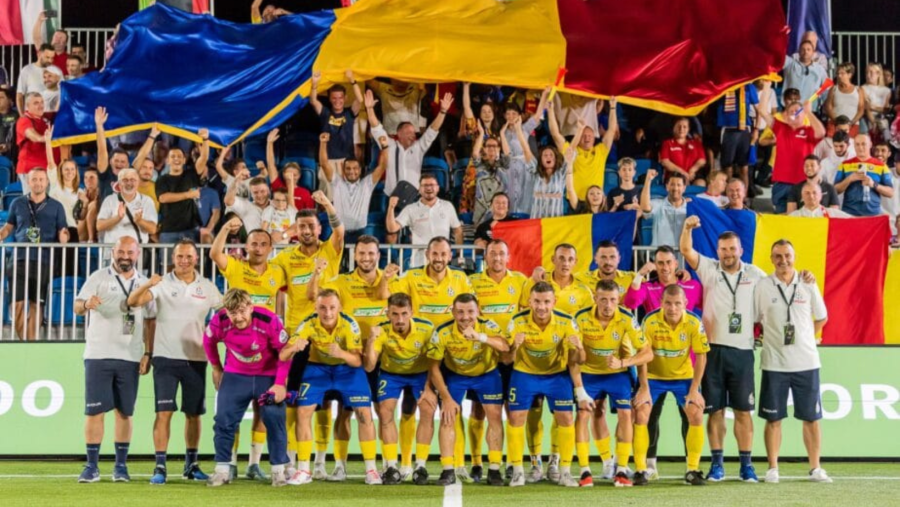 Echipa României a câştigat în premieră Cupa Mondială de minifotbal