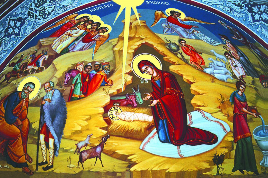 Hristos Se naște, slăviți-L! Hristos din Ceruri, întâmpinați-L! Astăzi începe Postul Crăciunului