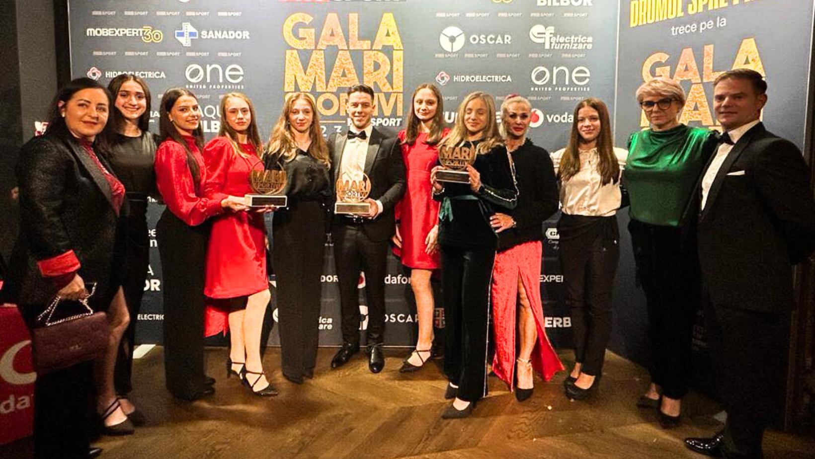 Gimnaștii români au primit Trofeul Mari Sportivi 2023