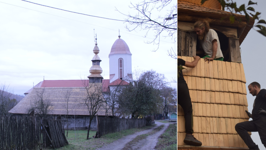 Ambulanța pentru Monumente Arad a restaurat biserica de lemn veche de peste 200 de ani din Julița